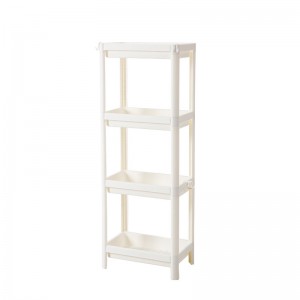 高品質4層多機能キッチンプラスチック収納棚ラック