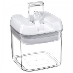 6ピースBPAフリープラスチック気密食品穀物貯蔵容器セット