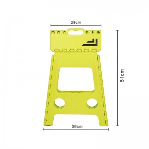 浴室、台所およびピクニックのための軽量のプラスチック折るステップスツール
