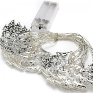 アイアンクリスマスツリーストリングランプ