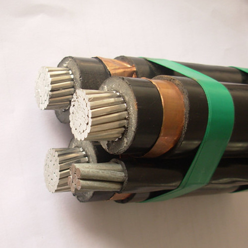 MVの銅/アルミニウム空中の束のコンダクターケーブル6.35 / 11KV 3x95mm2 3X185mm2