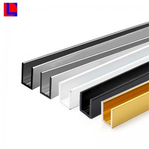 陽極酸化表面押出形材uチャンネルアルミニウム