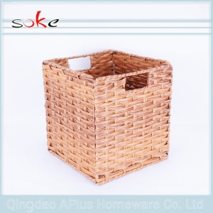 PE籐織り収納バスケット