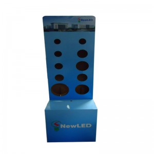 注文のペーパー材料は昇進のためのボール紙の陳列台、おもちゃのためのボール紙の表示をもてあそびます