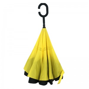 新しいファッション防風逆さま車の傘逆傘