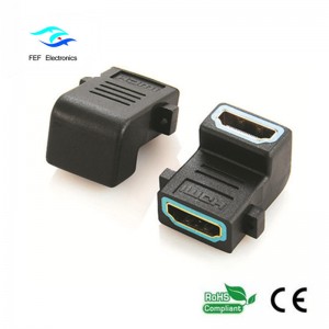 HDMIメスアダプタHDMI角度90度タイプコード：FEF-H-007
