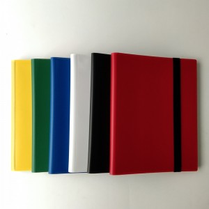 9-Pocket Red Gaming Card Collectorsポートフォリオアルバム標準カード用バインダー