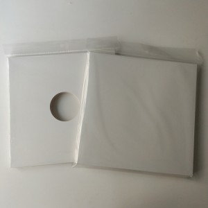 12ホワイトカラー段ボールLP /レコードカバー穴なし