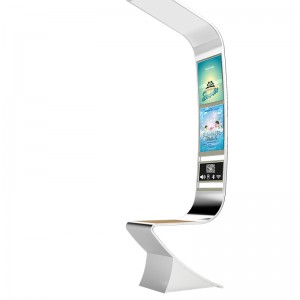 スマートベンチをつける広告装置の太陽LED