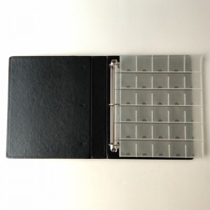 メモリアルコインD-Ringのためのコインコレクターストレージアルバムポートフォリオ