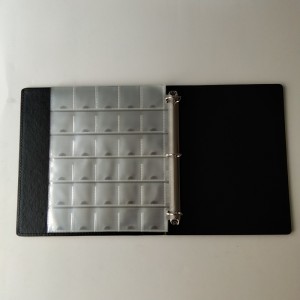 メモリアルコインD-Ringのためのコインコレクターストレージアルバムポートフォリオ