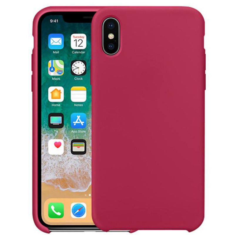 ロゴと元のiphone Xr XS MAXのシリコーンの電話箱のための2019の新しい到着の液体のシリコーンの箱