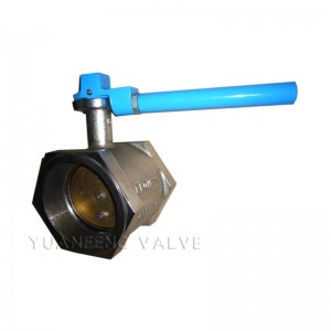 ねじ込み式バタフライバルブ