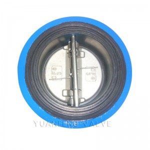 二重プレートウェハタイプチェックバルブ