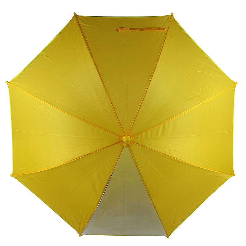 窓パネルの傘の印刷物が付いている子供青い生地の傘は雨傘を印刷します