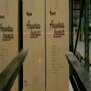 よいサービスフォークリフトレーザーガイドシステム緑色レーザー警告灯