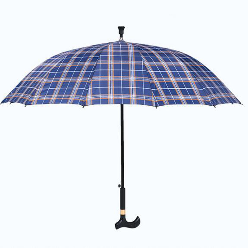 雨のためのロゴの印刷を用いる高品質の歩く松葉杖傘