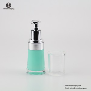 HXL317空アクリルエアレスクリームとローションボトル化粧品包装スキンケアコンテナ