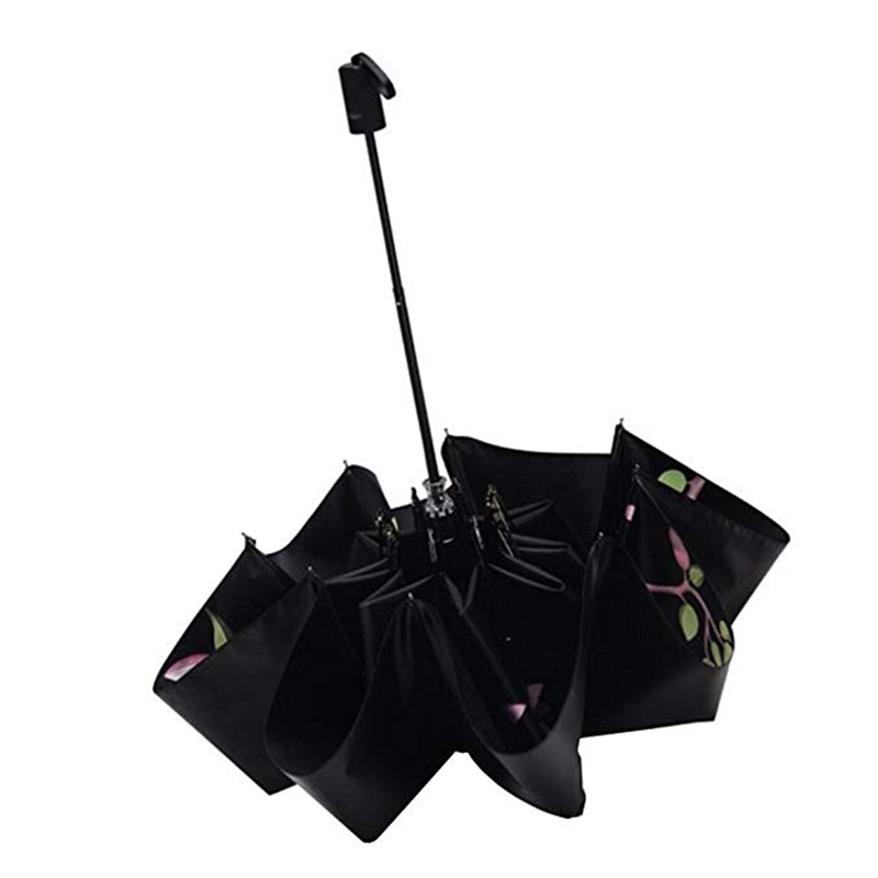 紫外線保護傘の花カスタム印刷3倍マニュアルオープン