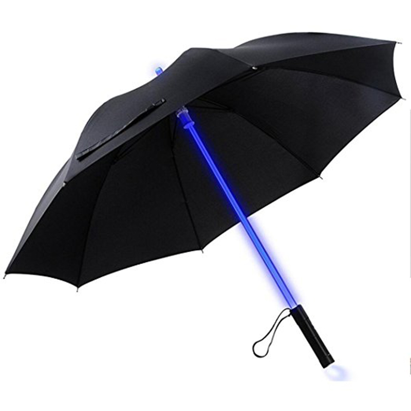 中国昇進のロゴはLEDライトが付いているまっすぐな導かれた傘を変える色を印刷しました