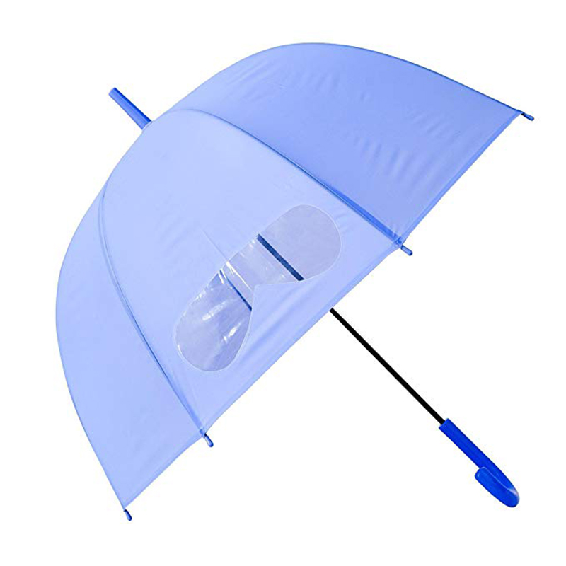 安価な卸売ストレートドーム形の詩明確なウィンドウ子供傘