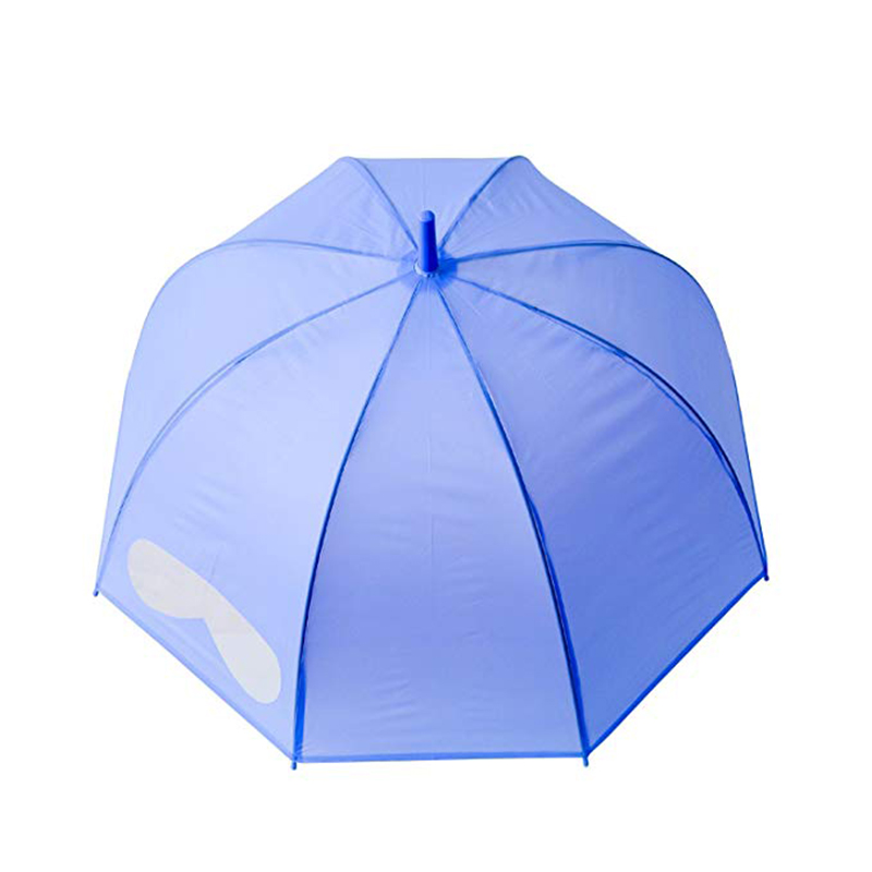 安価な卸売ストレートドーム形の詩明確なウィンドウ子供傘