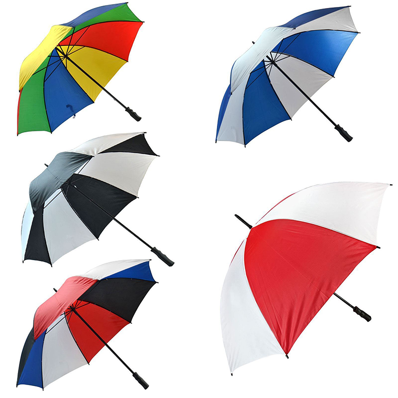 大型屋外スポーツ雨傘手動オープン機能ゴルフ傘
