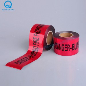 オーストラリアのアルミ箔埋設STORMWATER地下警戒テープ。 SEWER地下警告テープ。ファイアーファイティング地下警戒テープ