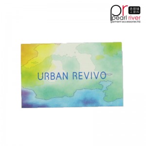 ファッションカラフルな多数hangtagステッカー