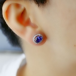 925シルバーイヤーネイルファッションジルコンイヤーネイルハイグレード女性用イヤーネイル