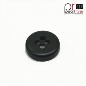 注文のロゴの円形の彫版の樹脂は衣類/ワイシャツのためのボタンを縫います