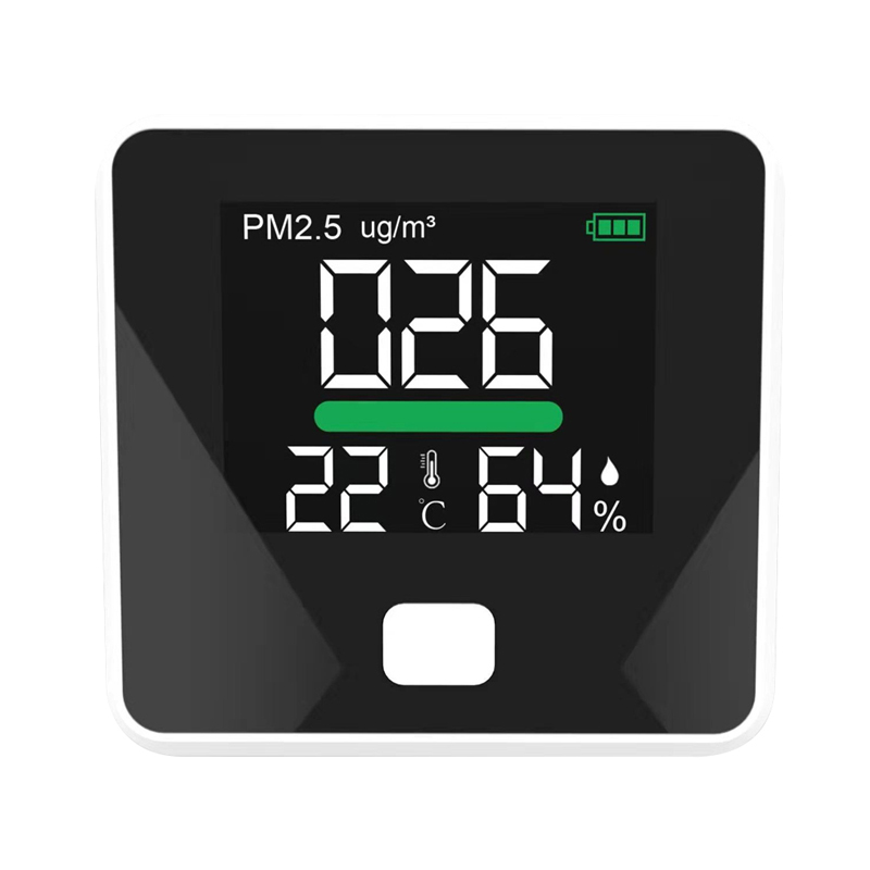 ポータブルPM2.5メーターアナライザーポータブル検出器ガス温度検出器テスター空気質モニターアナライザー湿度