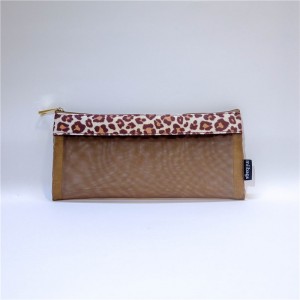 カスタマイズされたロゴのための熱い販売のカスタマイズされたカラフルなナイロンメッシュペンシルケース