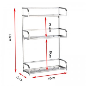 ステンレス鋼スパイスラック、ナイフホルダー、収納ラック
