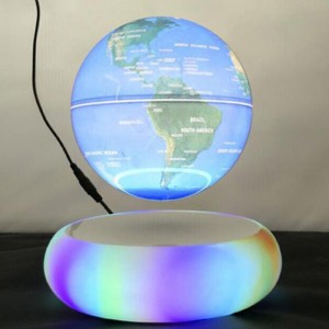 360回転磁気浮上浮上地球儀PA-0726フローティングボトムグローブ6インチ7インチ8インチ