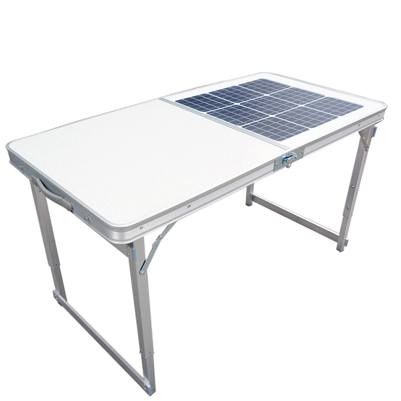 屋外のキャンプの台所のための取り引きの取り引きのための携帯用折りたたみ太陽テーブル