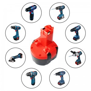 Bosch 2 607 335 587、2 607 335 766電動工具用の交換用Ni-Cd 7.2V 1500mAhスペアバッテリー