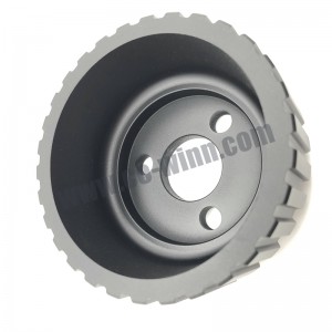 OEM / ODM CNC機械加工アルミ塗装プーリー自動車部品スペアパーツ販売後部品