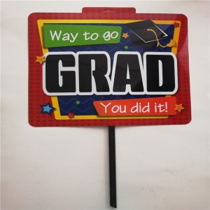 サンタChristamsの休日の装飾のプラスチック屋外庭の印の広告印