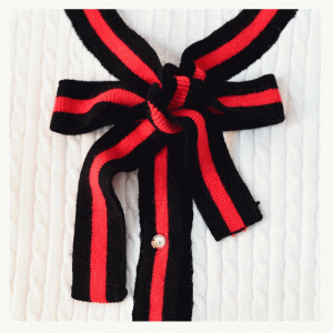 バタフライノットレディース秋冬セーターで卸売カーディガンストライプエッジ