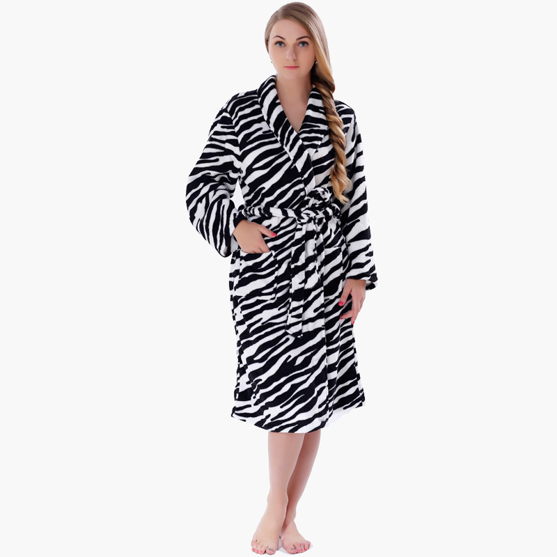 大人のサンゴフリースローブ男性女性バスローブカップルパジャマ