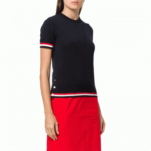 カスタマイズされた夏のニット小さいMOQの女性の薄いセーター