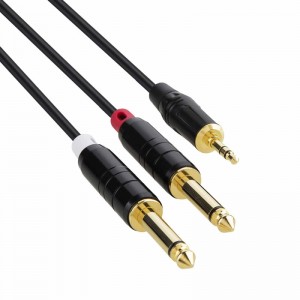 iPhone、iPod、ノートパソコン、CDプレーヤー、パワーアンプ、ミキサー、ホームステレオシステム用の3.5mm 1/8 \