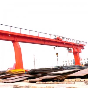 ウィンチが付いているL字型足の単一の桁のガントリークレーン