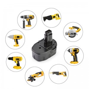 Dewalt DC9091、DE9091用のNi-Cd 14.4V 2000mAh交換用バッテリーコードレスドリル