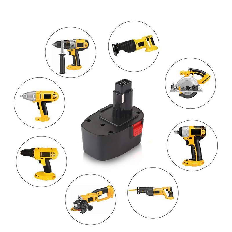 Dewalt DE9087、DE9092、DE9094用ニッケル水素3000mAh 14.4V交換用バッテリーコードレスドリル