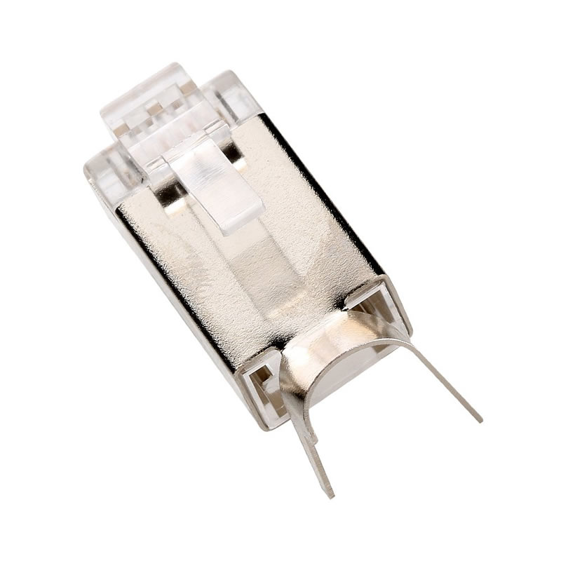 RJ45コネクターCAT7のひだのイーサネットコネクターSTPモジュラー