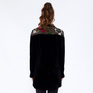 コットン女性ロングブラウスイスラム教徒長袖レディースブラウスJCGJ190315081