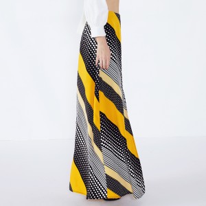 ウェーブポイントフリンジインドデザイナーLehengaファッションシフォンマキシロングスカート