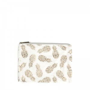 100％天然パイナップル繊維人気の化粧品バッグ